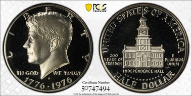 1976-S 50C Clad PR69CAM