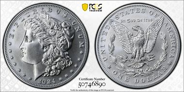 2024 $1 Morgan Dollar MS70