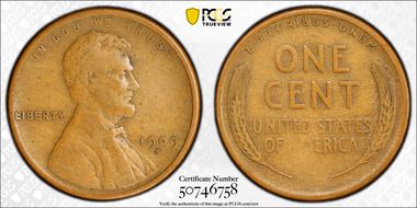 1909-S 1C Lincoln VF35BN