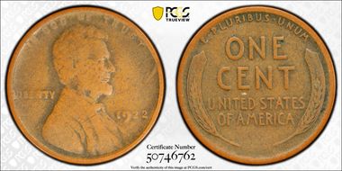 1922 No D 1C Strong Reverse F12BN