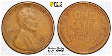 1931-S 1C XF45BN