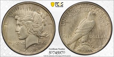 1922 $1 AU53