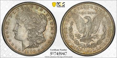 1902 $1 AU58