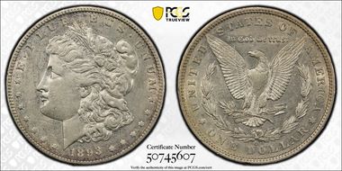 1893-O $1 XF45