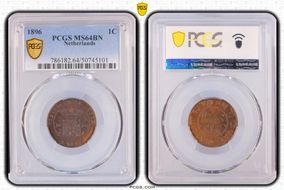 1896 1C KM-107 MS64BN