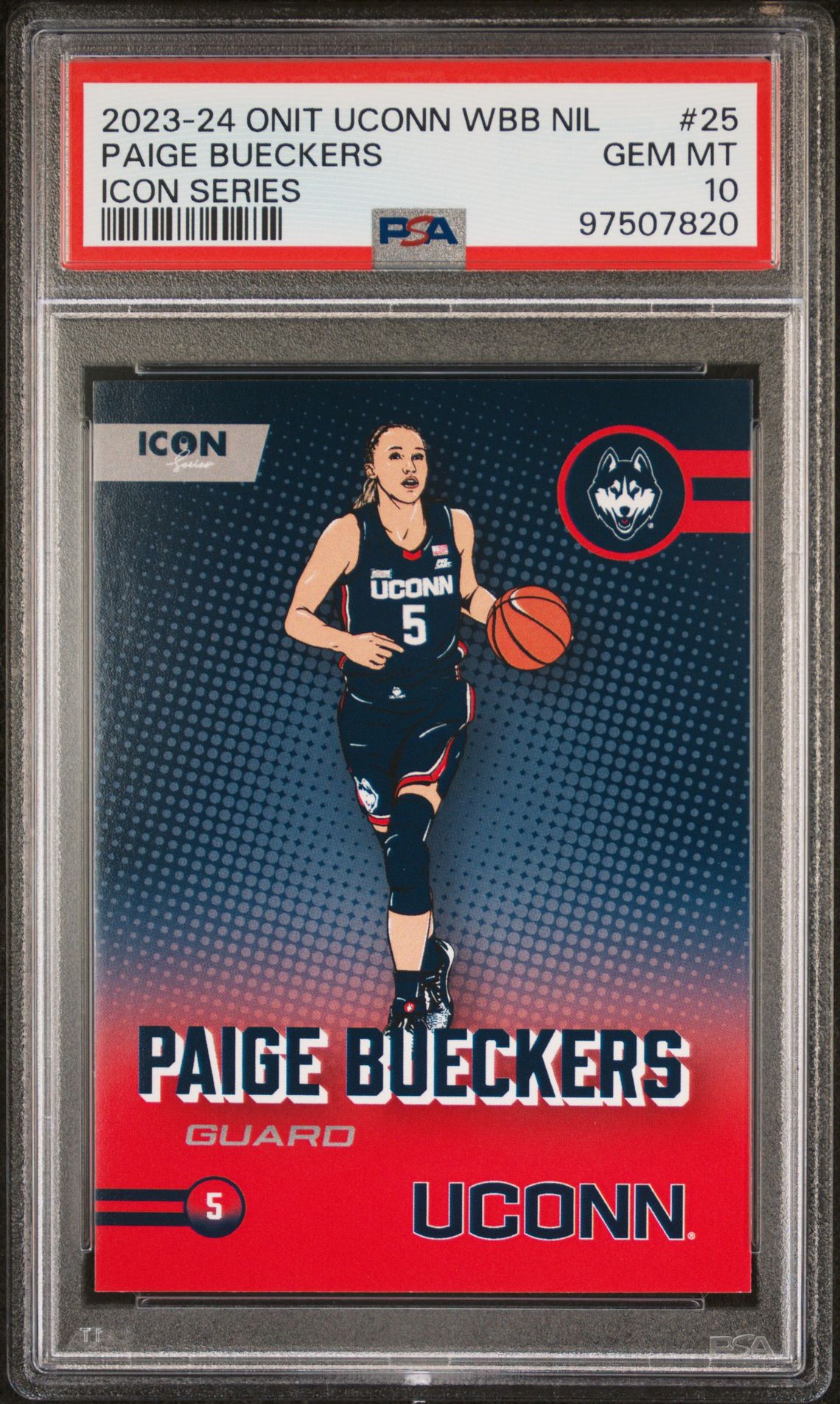 2023 ONIT UCONN WOMEN'S BASKETBALL NIL #25 Paige Bueckers front