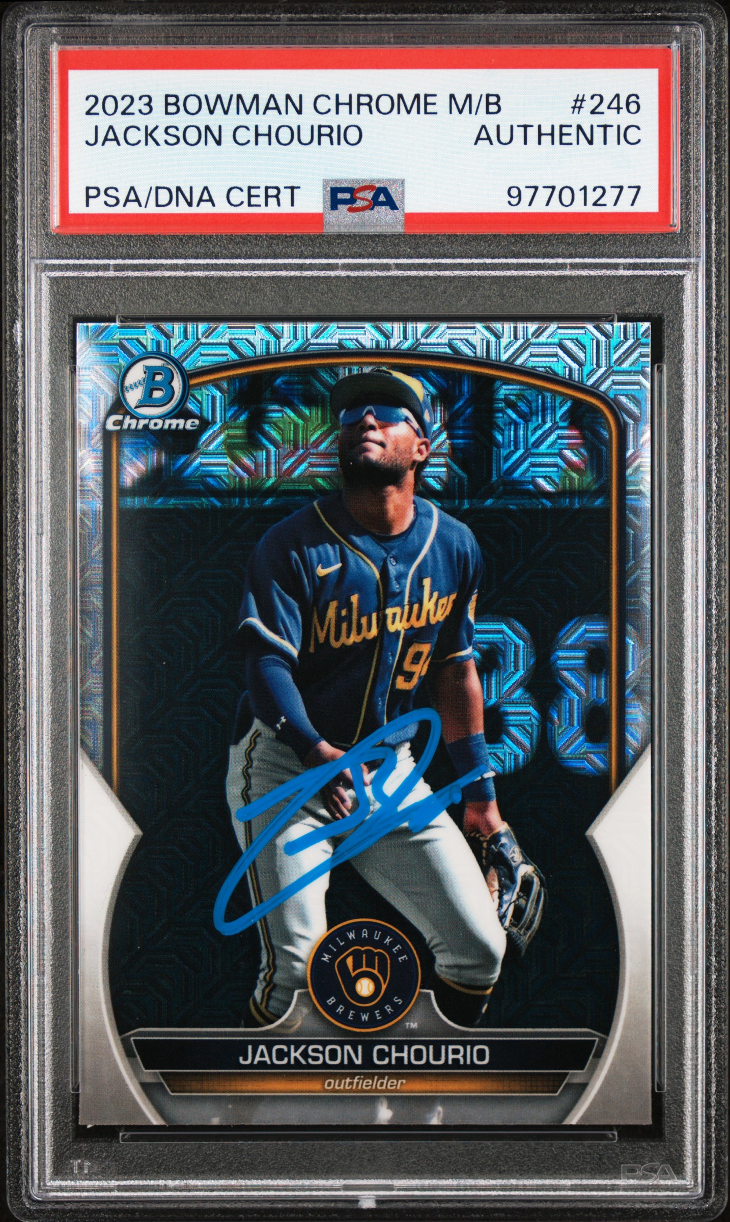 2023 Bowman Mega Box Chrome Jackson Chourio #246 front