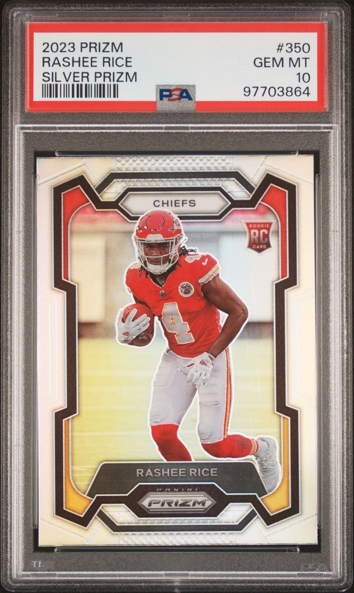 2023 Panini PANINI PRIZM SILVER PRIZM #350 Rashee Rice front