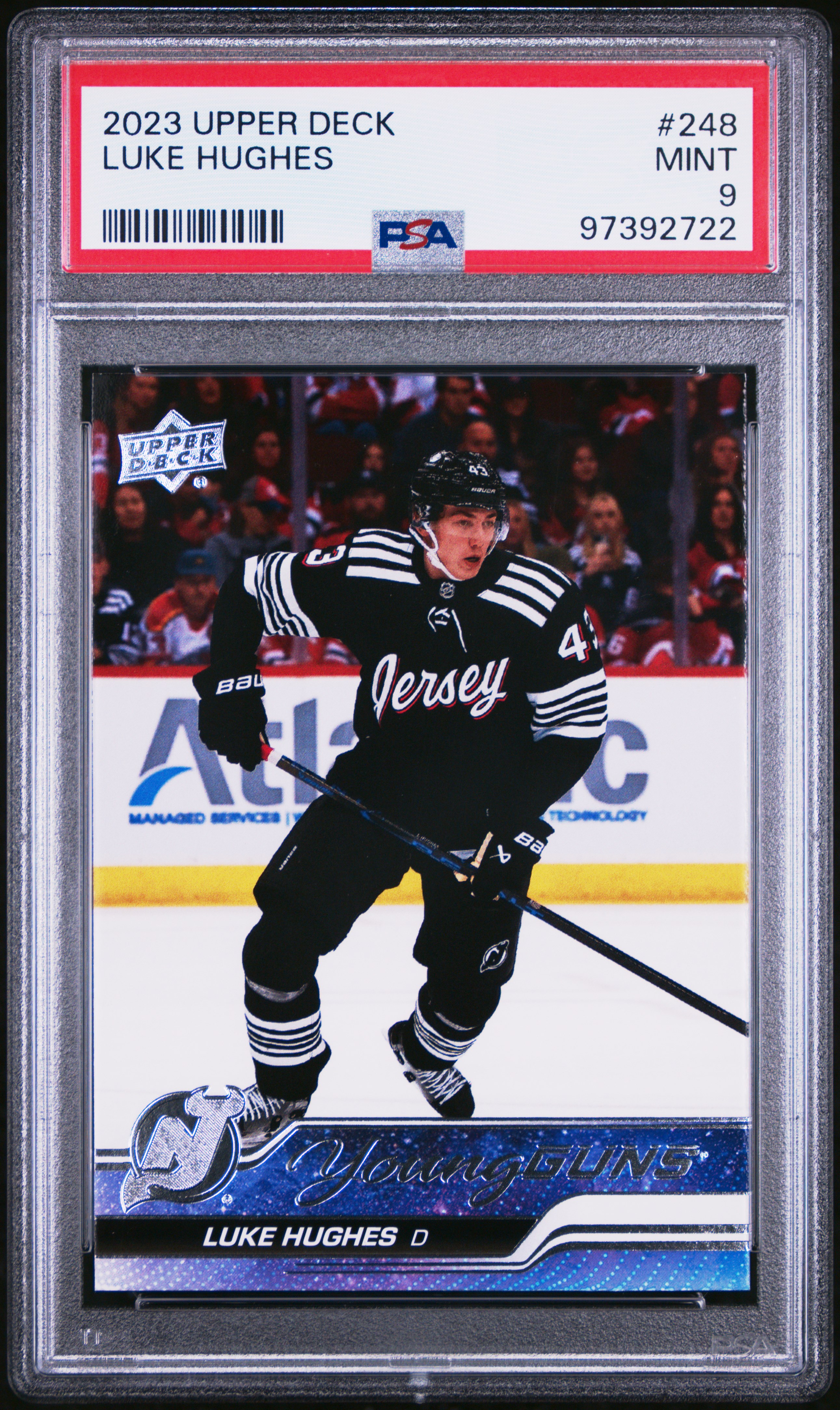 2023 Upper Deck Luke Hughes #248 Mint 9 front