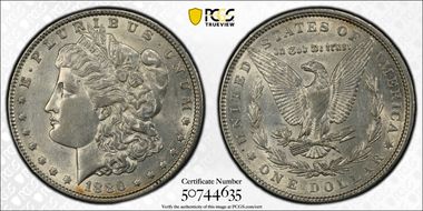 1886 $1 AU55