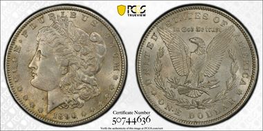 1890 $1 MS61