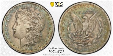 1879-S $1 VAM 66 Reverse of 1878 N1