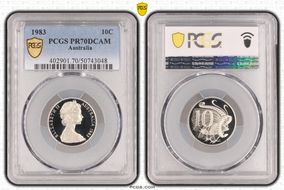 1983 10C PR70DCAM