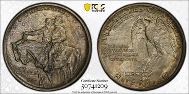 1925 50C Stone Mountain MS63