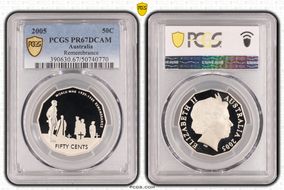 2005 50C Remembrance PR67DCAM