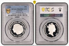 1989 50C Wedding Ag PR69DCAM