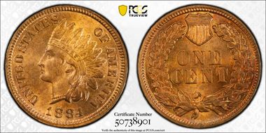 1884 1C MS64RB