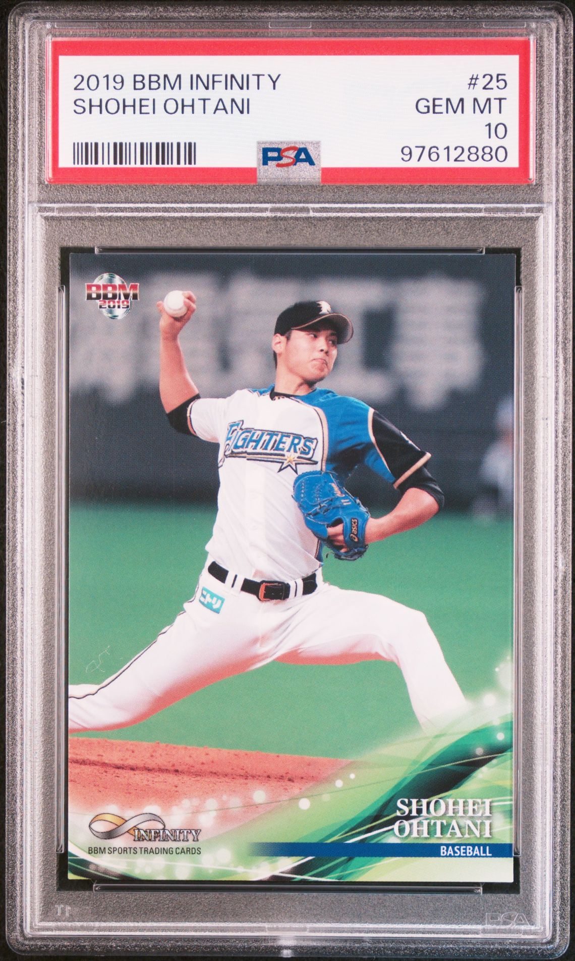 2019 BBM BBM INFINITY #25 Shohei Ohtani front