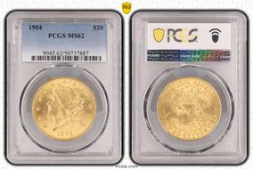 1904 $20 MS62