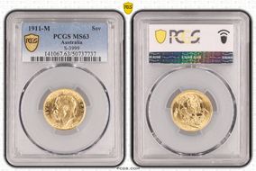 1911-M Sov S-3999 MS63