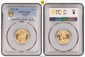 1915-M Sov S-3999 MS64