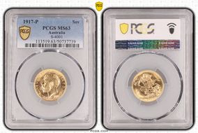 1917-P Sov S-4001 MS63