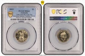 2023 $2 35th Ann $2 Coin Set Invictus Games, Sydney 2018 MS64
