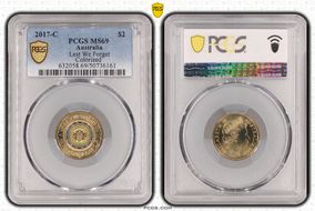 2017-C $2 Lest We Forget Colorized MS69