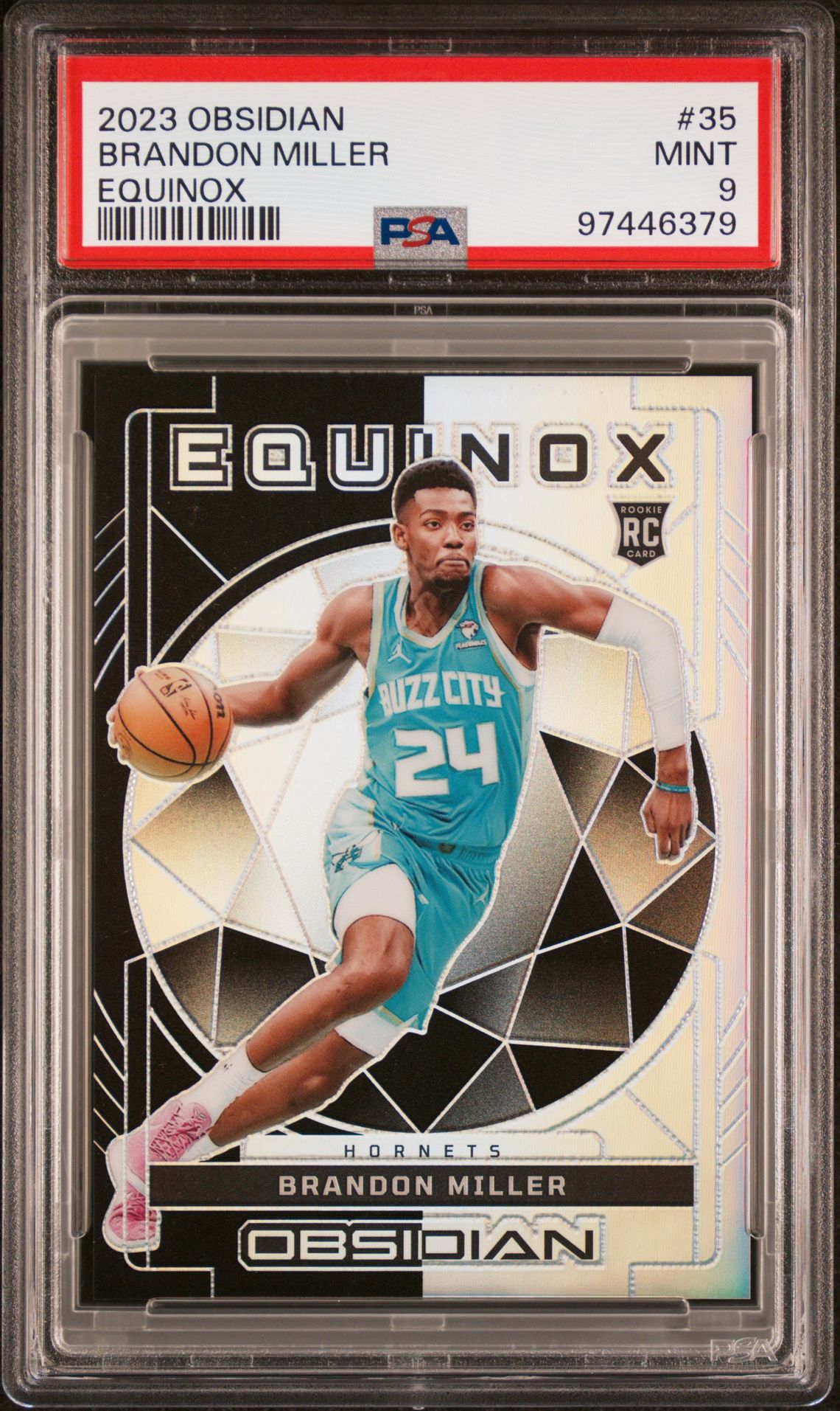 2023 Panini PANINI OBSIDIAN EQUINOX #35 Brandon Miller front