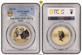 2011-P $1 Calico Jack MS69