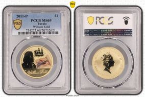 2011-P $1 William Kidd MS69