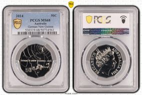 2014 50C German New Guinea MS68