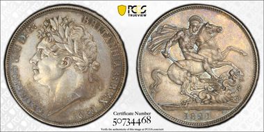 1821 Crown S-3805 Secundo AU50