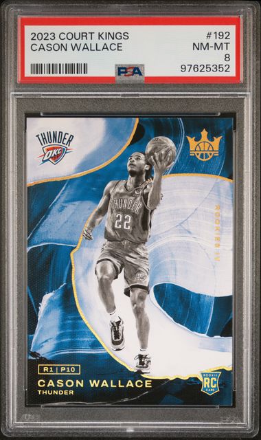 2023 Panini Court Kings Cason Wallace #192 Nm-Mt 8 front