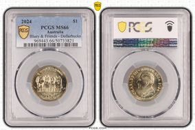 2024 $1 Bluey & Friends - Dollarbucks MS66