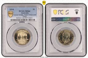 2024 $1 Uncle Stripe, Aunt Trixie and Nana MS66