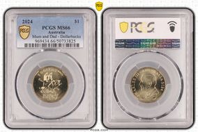 2024 $1 Mum and Dad - Dollarbucks MS66
