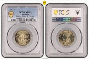 2024 $1 Bluey, Bingo & Friends MS65