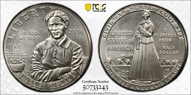 2024-D 50C Harriet Tubman MS70