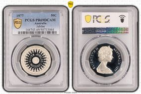 1977 50C Jubilee PR69DCAM