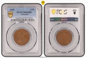 1935 1/2D MS62BN