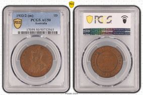 1933/2 (m) 1D AU50BN