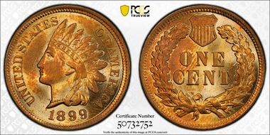 1899 1C MS64RB
