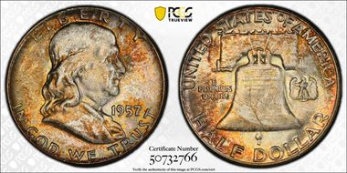 1957 50C MS65