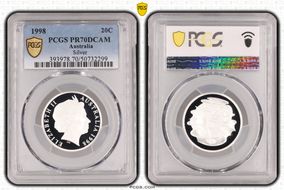 1998 20C Silver PR70DCAM