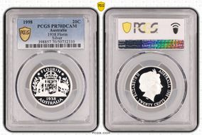 1998 20C 1938 Florin Silver PR70DCAM