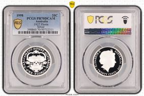 1998 20C 1927 Florin Ag PR70DCAM