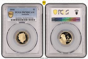 2010 $2 PR70DCAM