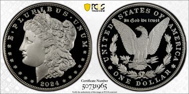 2024-S $1 Morgan Dollar First Strike PR70DCAM