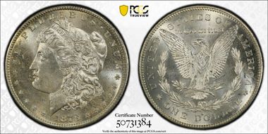 1878-S $1 MS64